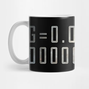 Gravitational constant Mug